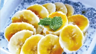 Coconut Oil, Banana and Gula Melaka Chia Seed Pudding