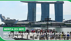 BERITA (23 Sep) | Inflasi teras naik kepada 2.2% pada Ogos, dari 2% pada Jul