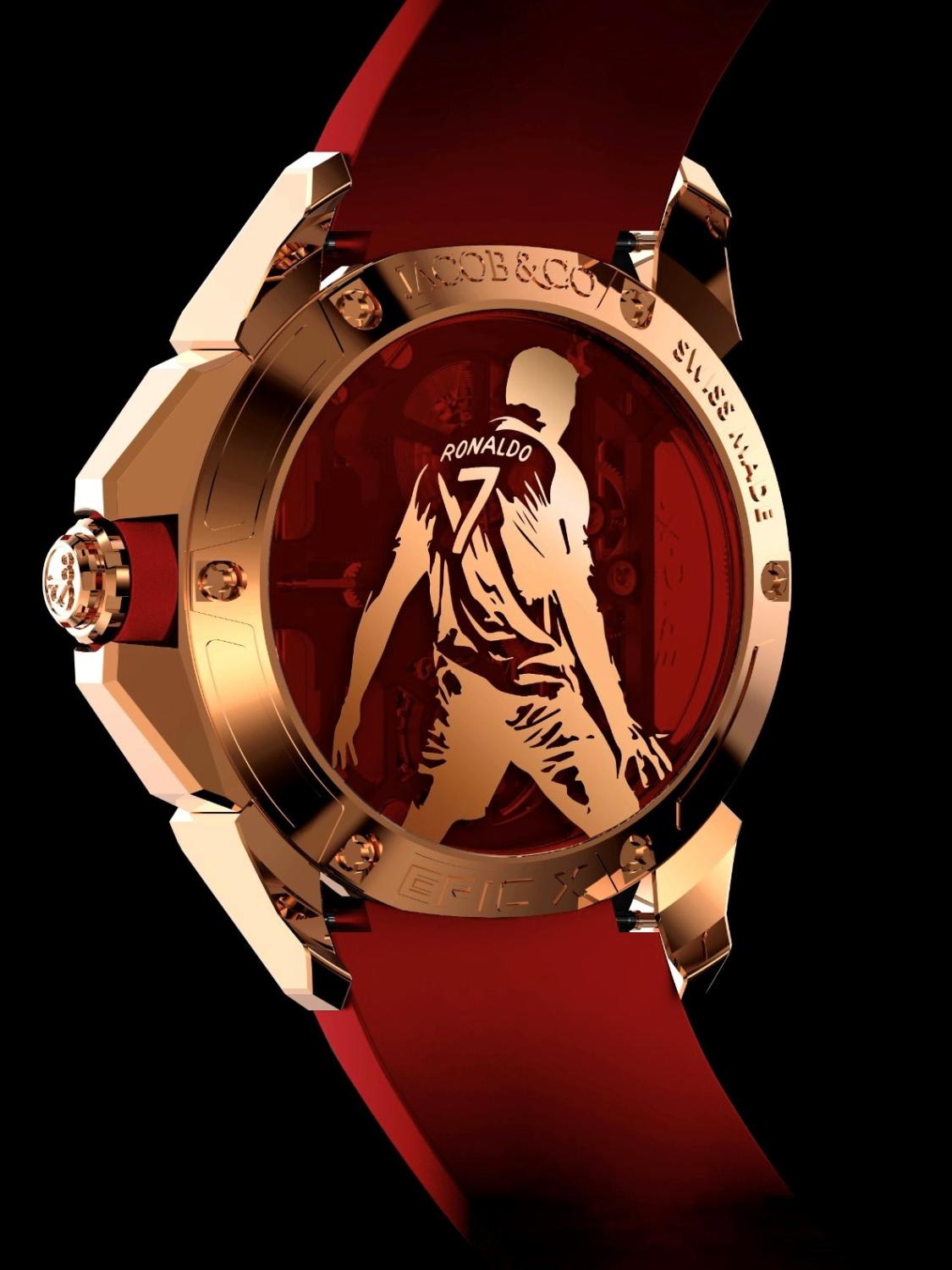 Football star Cristiano Ronaldo has a special CR7 watch collection with Jacob Co CNA Luxury