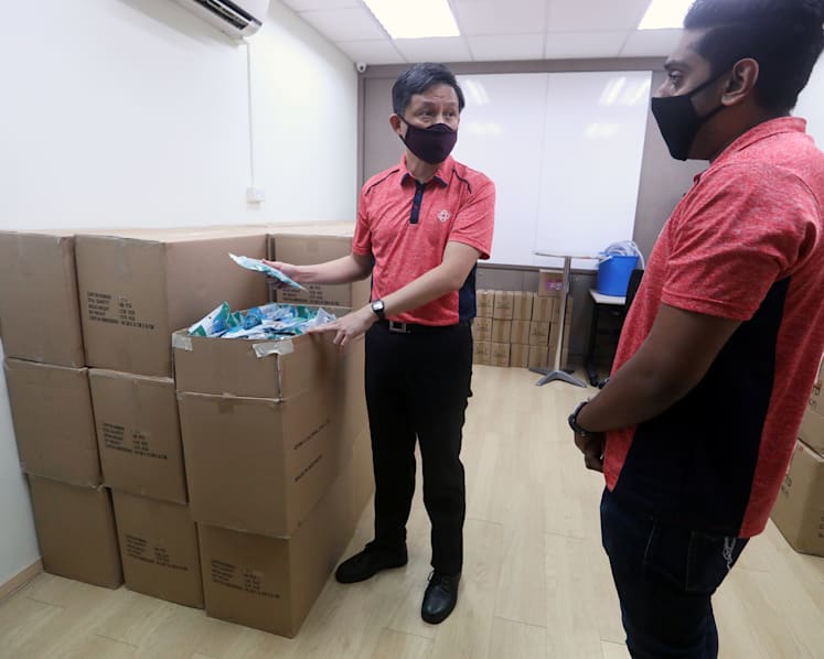 Singapore is building up mask stockpile, but people should not take availability of masks for granted: Chan Chun Sing