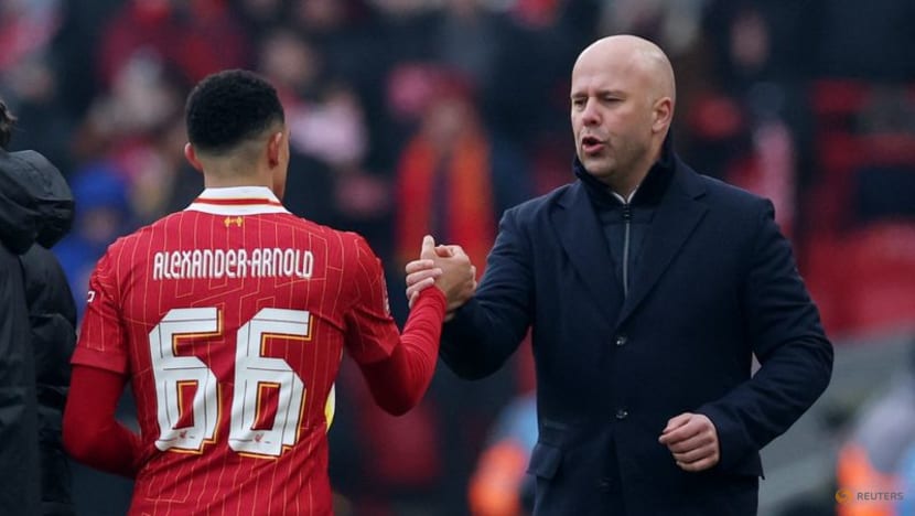 Liverpool's Slot praises spirited Accrington, lauds debutant Ngumoha Liverpool's Slot praises spirited Accrington, lauds debutant Ngumoha