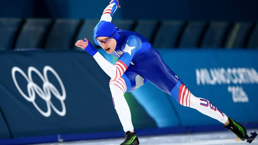 Speed skating-Unstoppable Stolz blazes to 500m crown for his second Milano Cortina gold