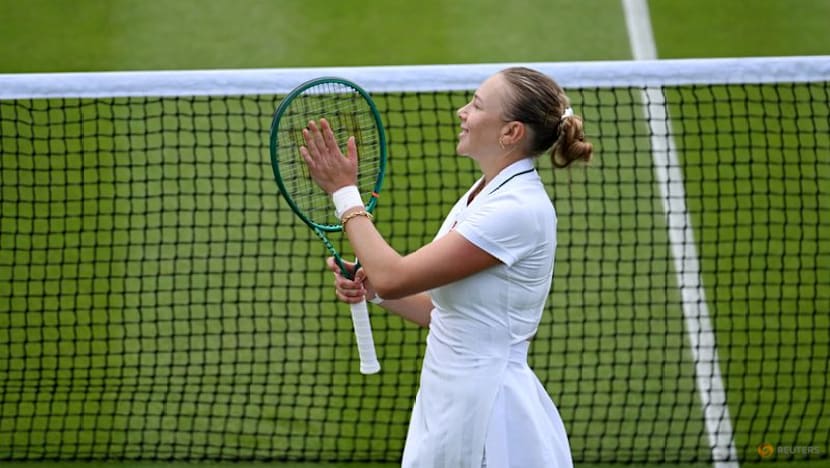 Anisimova brushes aside Gjorcheska for winning return to Wimbledon