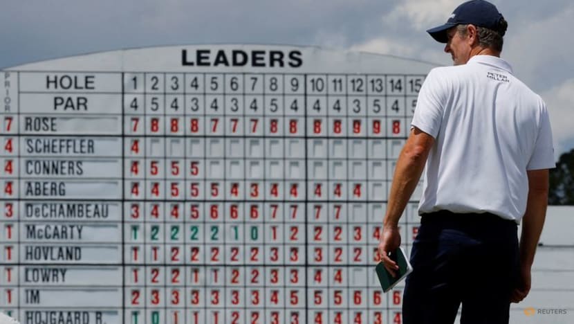 Rose leads star-studded Masters, DeChambeau and McIlroy chasing