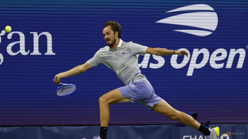 Medvedev exits US Open with chaotic flourish