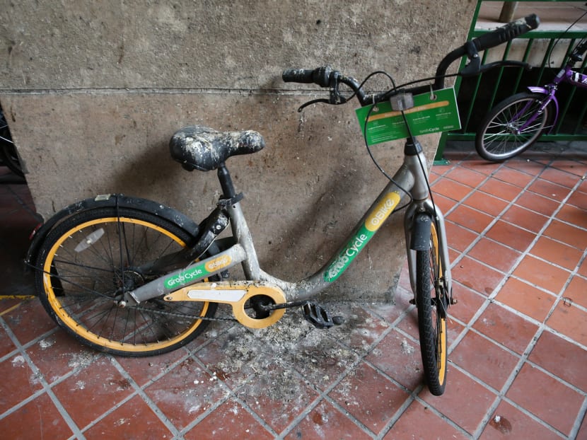 Almost two-thirds of the 106 respondents said that riders should be banned from using rental bicycles from all bike-sharing companies after they have been caught parking their bikes indiscriminately for the third time.