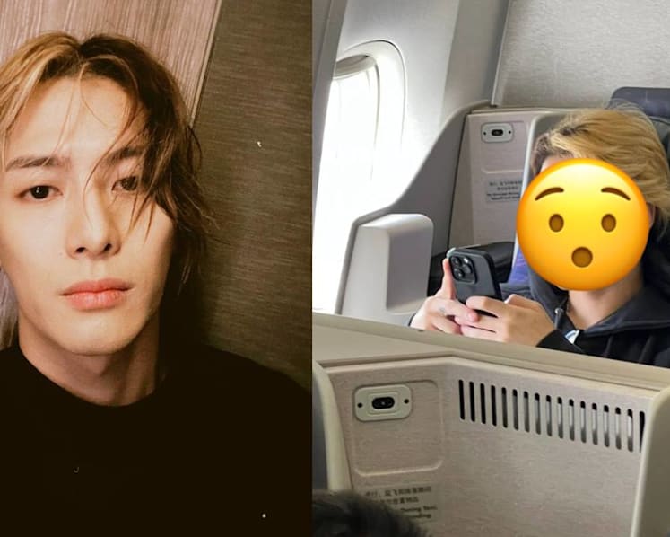 People had a lot to say about how Jackson Wang looked on a biz class flight to China