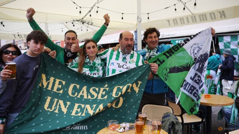 Chelsea and Betis fans clash before Conference League final