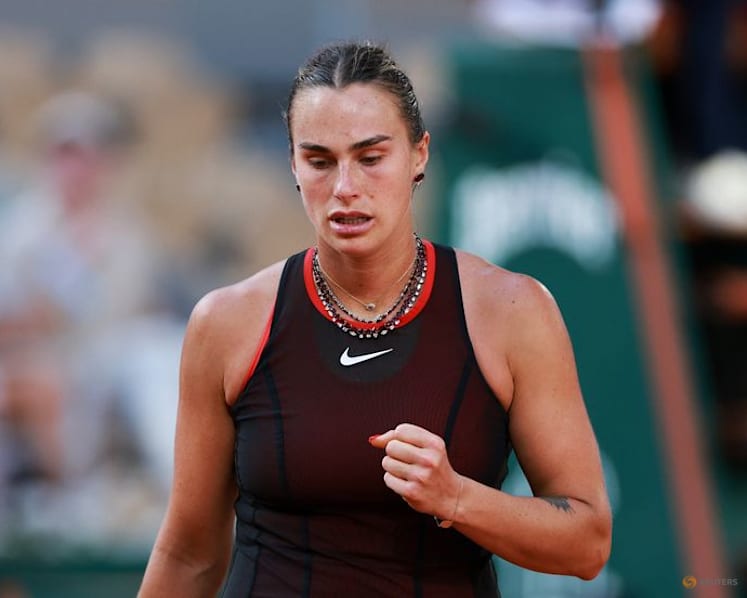 Top seed Sabalenka survives first set wobble to beat Jacquemot