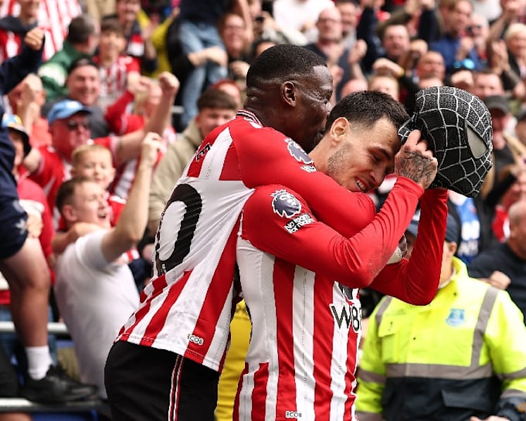 Spider-Man Le Fee fires Sunderland into European contention with win at Everton