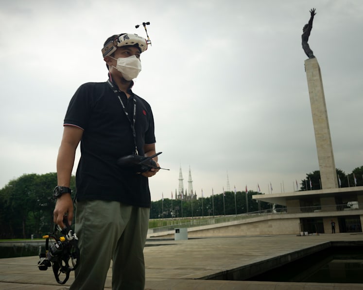 ‘I want my viewers to get that adrenaline rush’: Drone enthusiast in Indonesia turns passion into career
