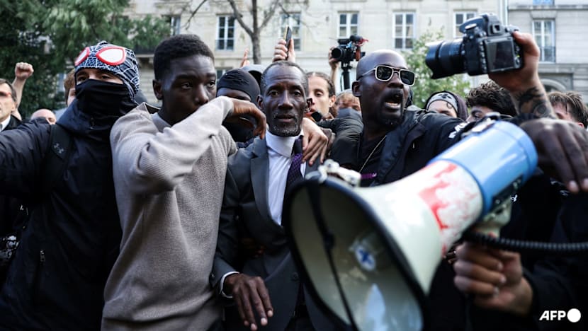 French mayor caught in viral video clash says student protesters 'could be my children'