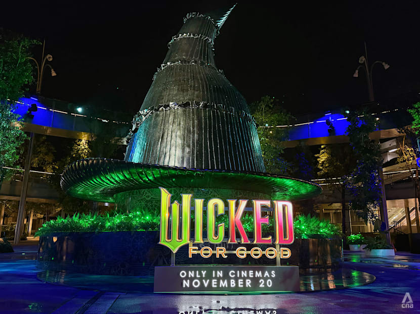 In pictures: Sentosa's Wicked-themed installations, including a 9m-tall hat and more