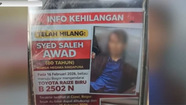 新加坡籍80岁男子被杀害弃河 印尼警方：涉及情杀