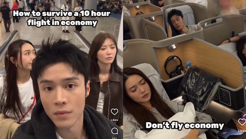 HK Actor Called Showoff Over Video Of His Business Class Experience & Telling People "Don't Fly Economy"