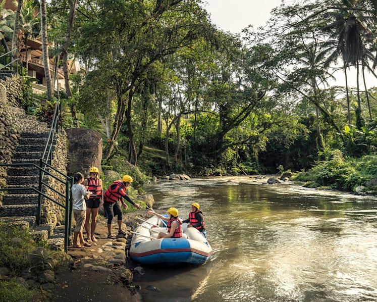 This might be the best hotel transfer in Bali – and the most beautiful
