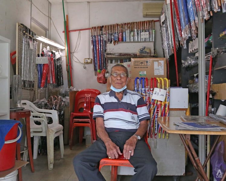 Meet the 86-year-old man who repairs umbrellas out of a little shop in Geylang East