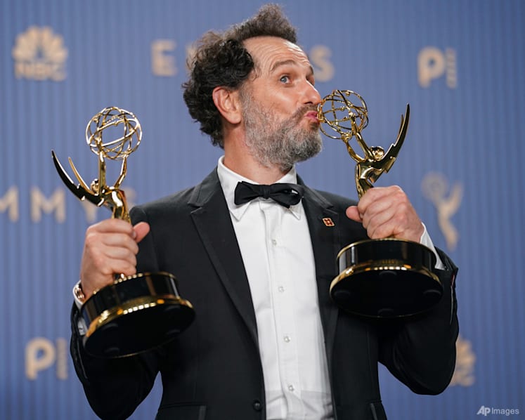 Widow’s Bay breaks Emmys comedy record with 14 wins including best comedy series and best actor