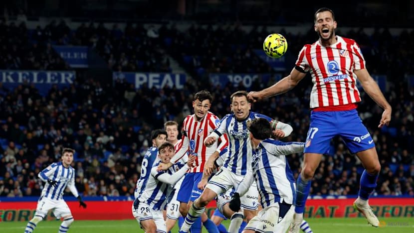 Atletico and Real Sociedad share spoils after lively 1-1 draw