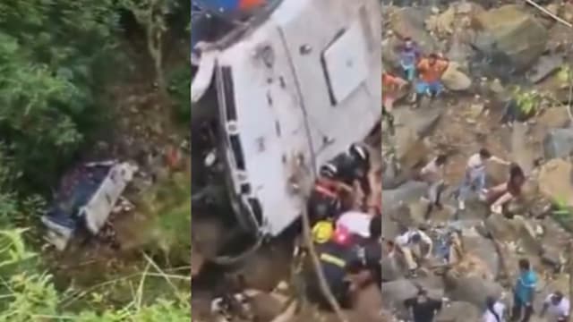 毕业行程酿惨剧  美国学生巴士坠崖16死20伤