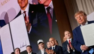 Trump keluarkan dokumen perjanjian AI bersama eksekutif syarikat teknologi