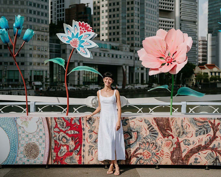 From wedding decor to Gardens by the Bay: Meet the self-taught artist behind giant flower installations 