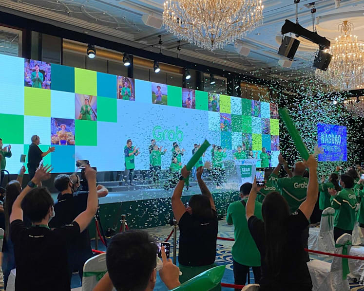 Grab slumps in US debut after record SPAC deal