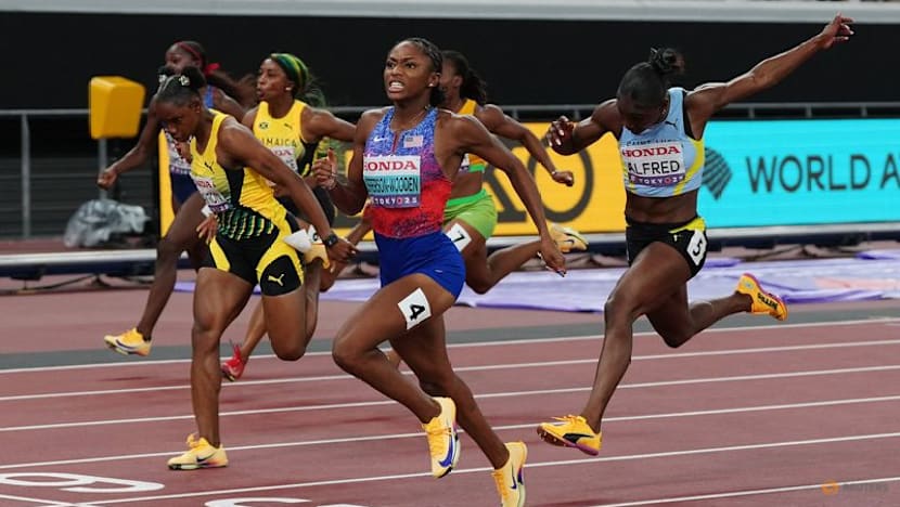 American Jefferson-Wooden wins women's 100 metres world title