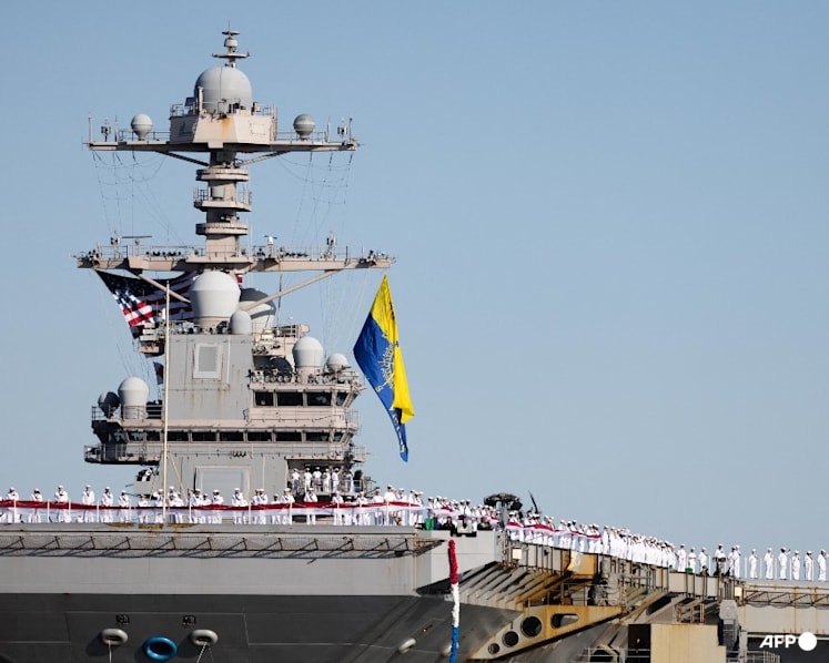 USS Ford returns home after 11-month deployment supporting the Iran war and Maduro's capture