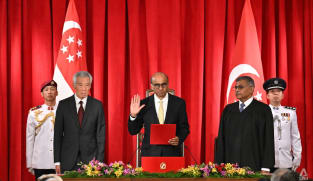 Tharman Shanmugaratnam sworn in as Singapore's ninth President