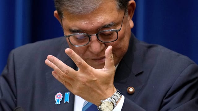 日本首相石破茂正式宣布辞职