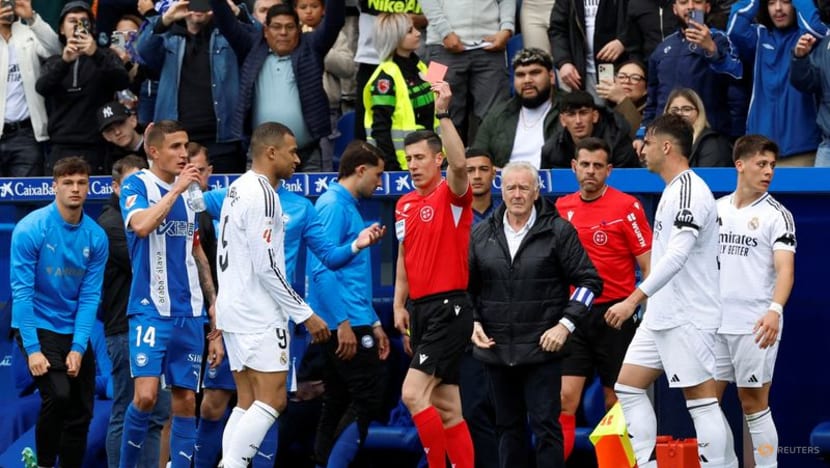 Mbappe receives one-match ban for tackle in Alaves clash Mbappe receives one-match ban for tackle in Alaves clash