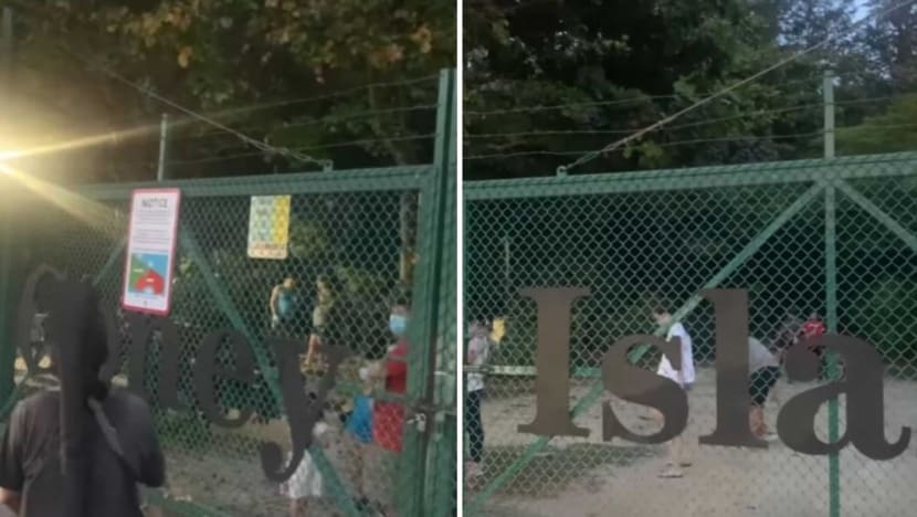 NParks says unsafe to explore Coney Island at night after visitors seen stranded behind closed gates