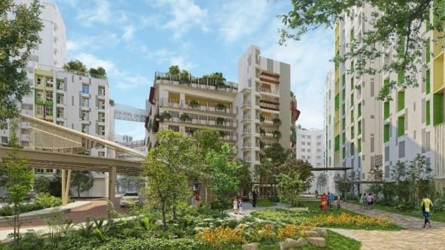 登加四个预购组屋项目 获颁“活跃、美丽、干净”水源计划金奖