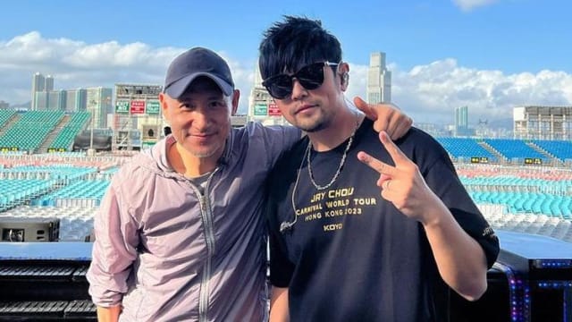 天王同框！周杰伦香港开唱彩排　张学友惊喜探班