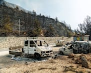 About 500 evacuated as wildfire rages on Croatian island of Brac