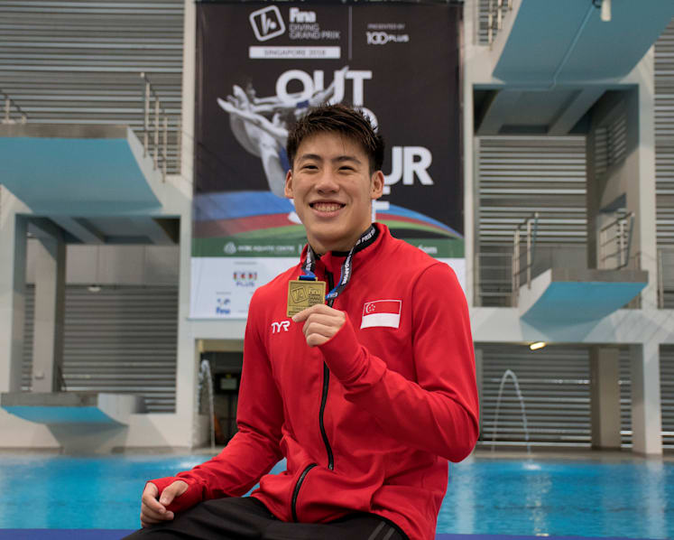 Jonathan Chan becomes first Singaporean diver to qualify for Olympics