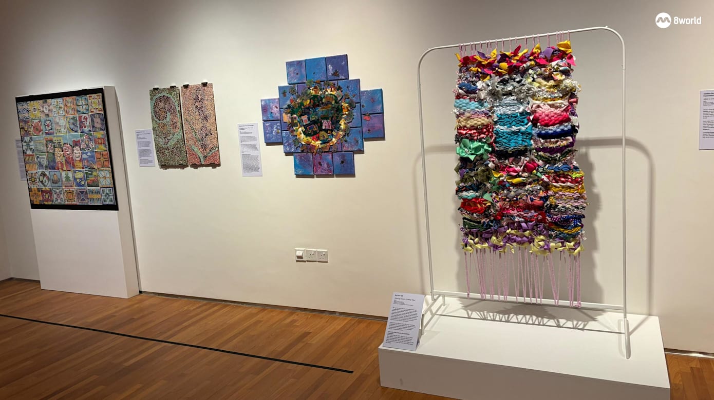 SG60关怀艺术展。（图：周海丽）