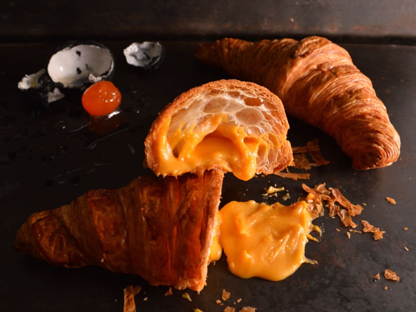 Antoinette's Salted Yolk Lava Croissant.