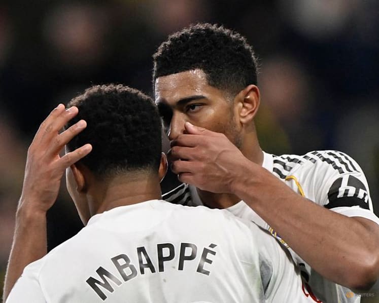 Mbappe double powers Real Madrid past Villarreal to top of LaLiga