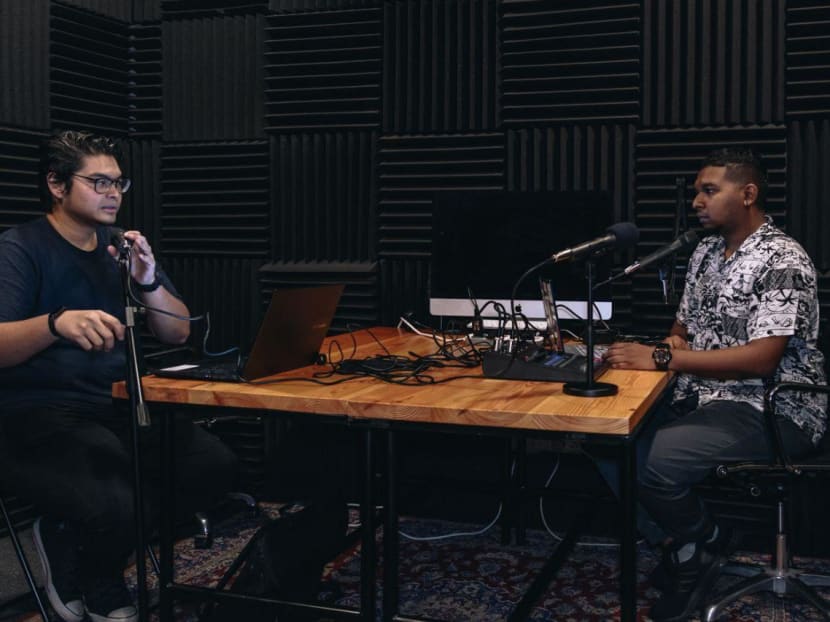 Launched in 2020, The Final Whistle podcast is helmed by hosts Mohamed Khabir (left) and Deepanraj Ganesan (right).