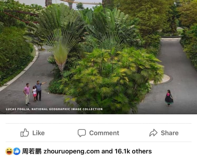 #trending: National Geographic UK removes Facebook post after gaffe saying Singapore is part of Malaysia