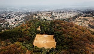 In Mexico, soccer is played wherever space permits