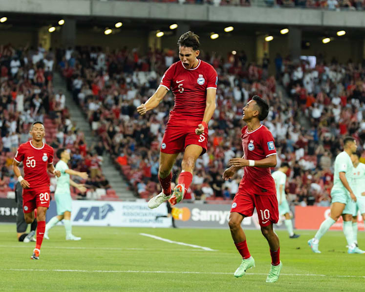 Singapore come back from two goals down to hold China in Lions coach Ogura’s opening game 