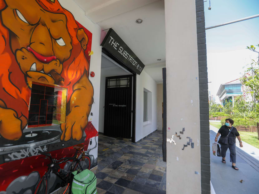 A view of the entrance of The Substation. The building will be undergoing renovation after July 2021. A view of the entrance of The Substation. The building will be undergoing renovation after July 2021.