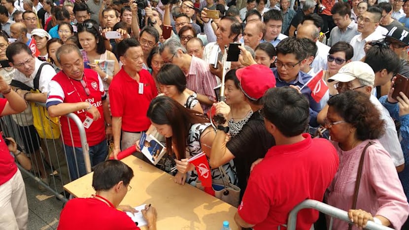 SDP holds first GE2015 lunchtime rally