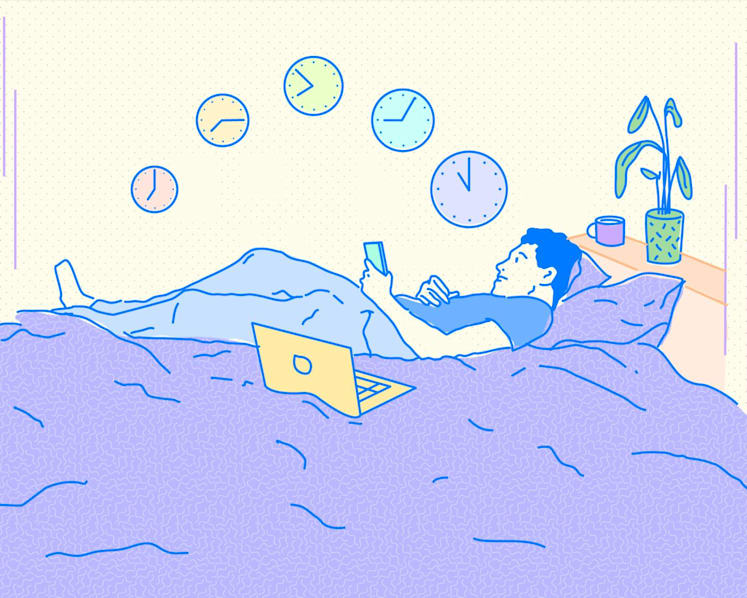 Gen Zen: My husband spends a lot of time 'rotting' in bed, even when he is not sleeping. Should I be worried?